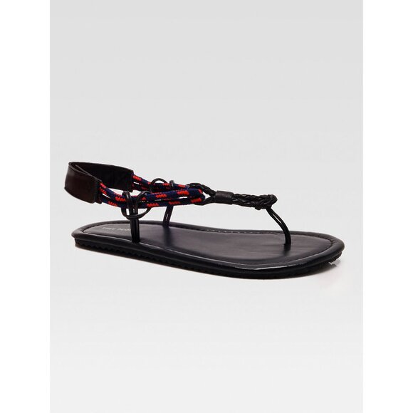FREE PEOPLE Island Hopping Wrap Sandal / Black - Picture 5 of 11